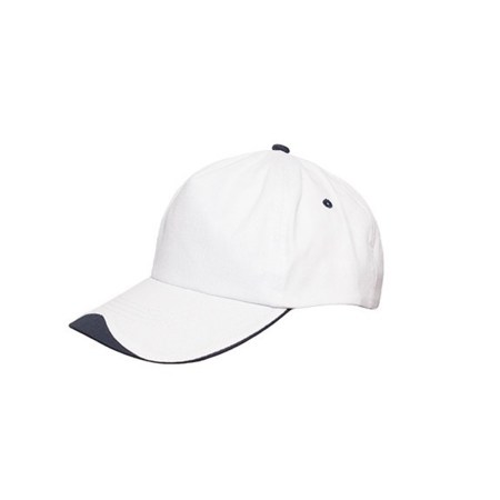 Καπέλο δίχρωμο - Li 826 λευκό/μαύρο